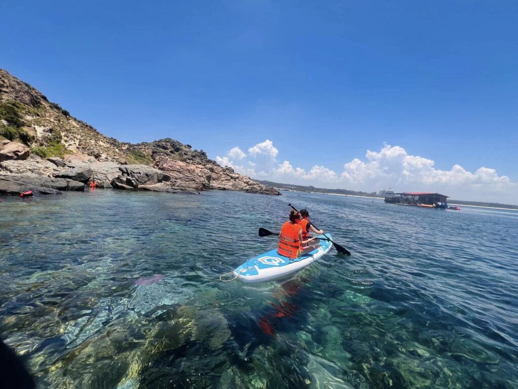 Chèo sup tại Bãi Dứa