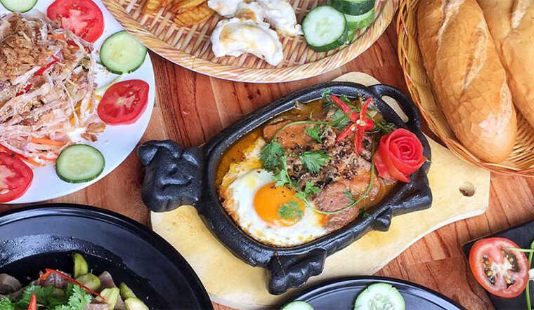 Quán Bò né bánh mì Quy Nhơn chuẩn vị