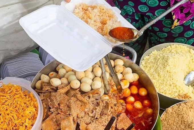 Xôi nhiều topping tạo hương vị hấp dẫn riêng