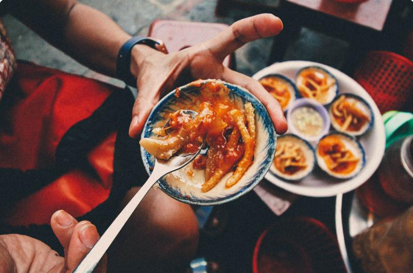 Bánh bèo nhân tôm đậm đà, thơm ngon 