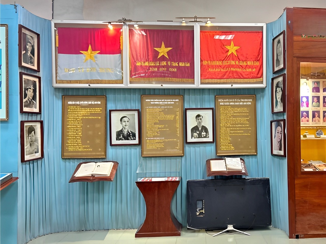 Nhiều hiện vật, tư liệu quý giá về cuộc chiến tranh chống Pháp mà Mỹ được trưng bày tại bảo tàng tổng hợp Bình Định