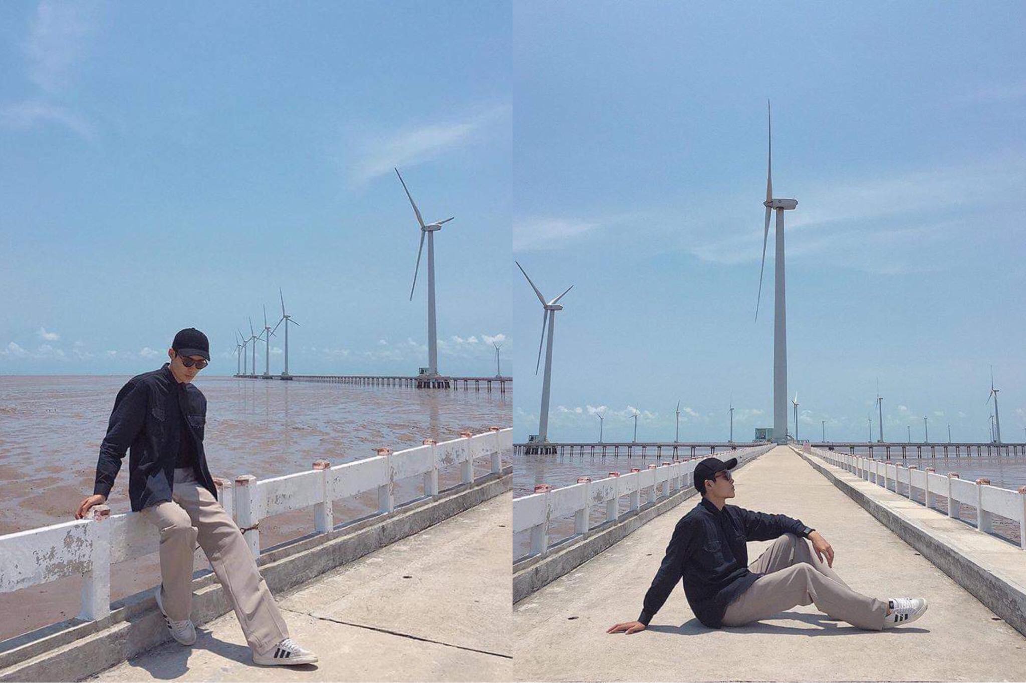 Hãy chú ý ánh mắt và biểu cảm để thể hiện sự mơ mộng giữa không gian rộng lớn