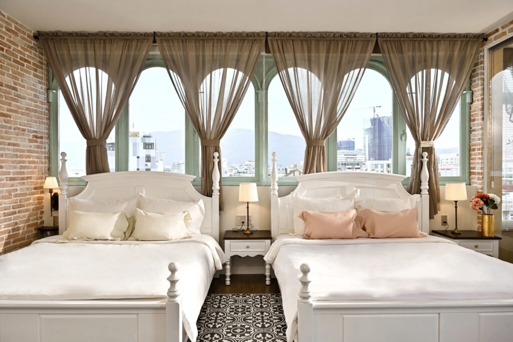 Phòng ngủ đôi, thiết kế cổ điển