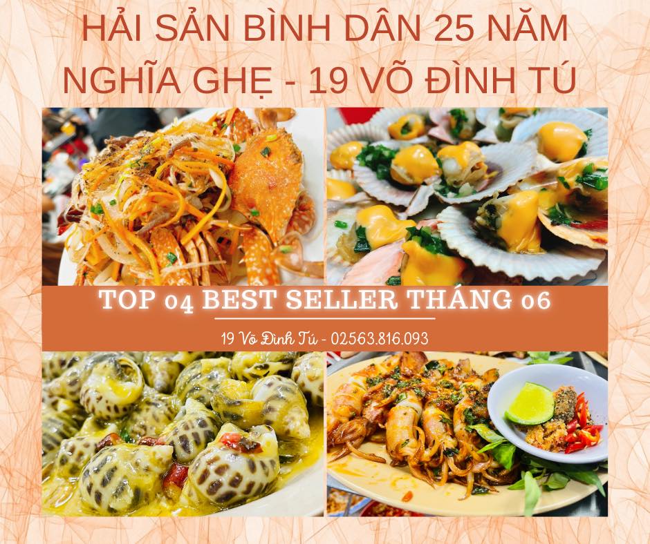 Nhà hàng Hải sản Nghĩa Ghẹ có nhiều món ăn ngon với giá cả hợp lý
