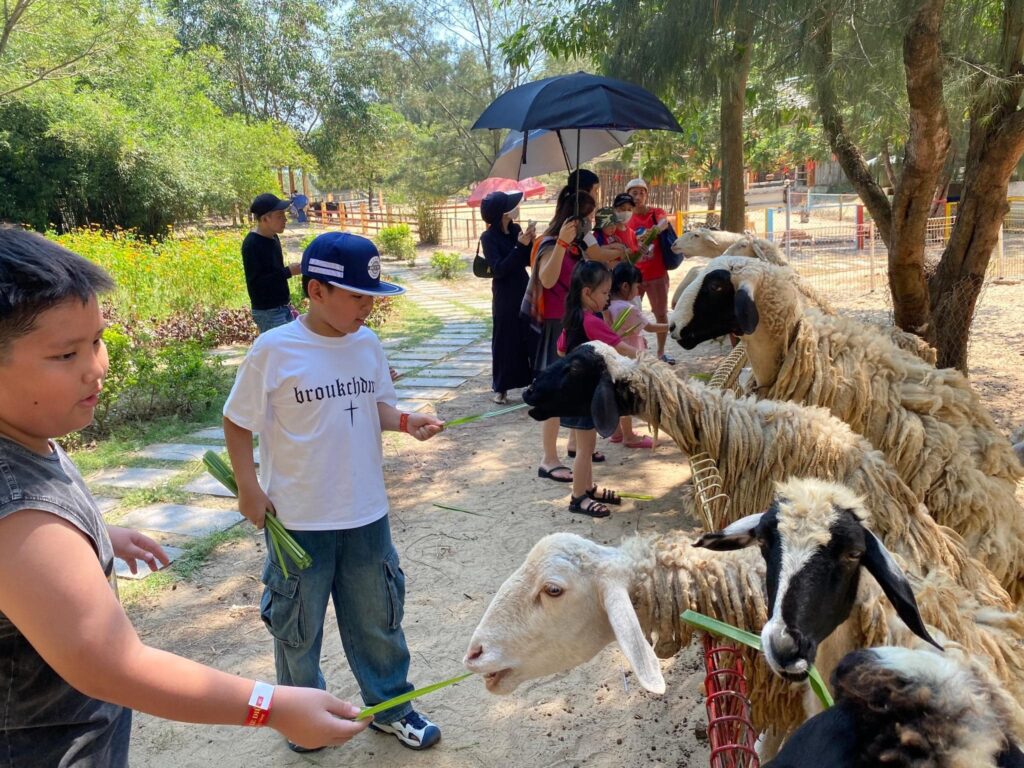 Sở thú hiện đại với nhiều loài động vật quý hiếm, thích hợp cho trẻ nhỏ