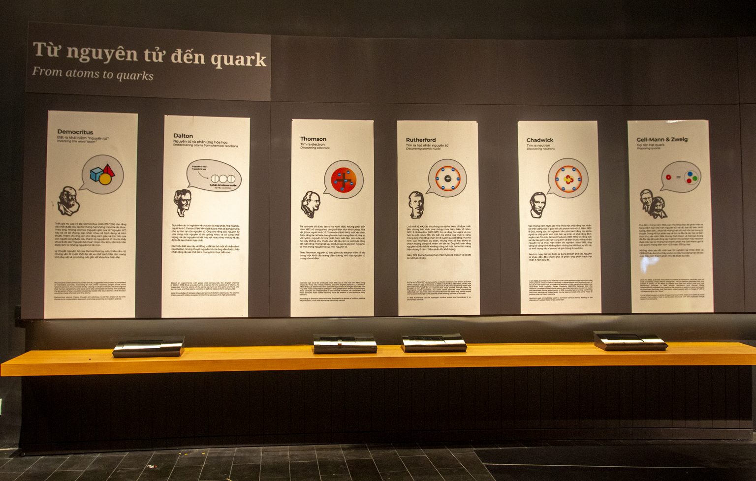 Không gian phòng khám phá vật chất